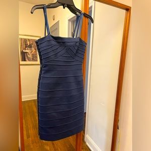 BCBG Blue Body Con / Bandage Dress - Never worn!